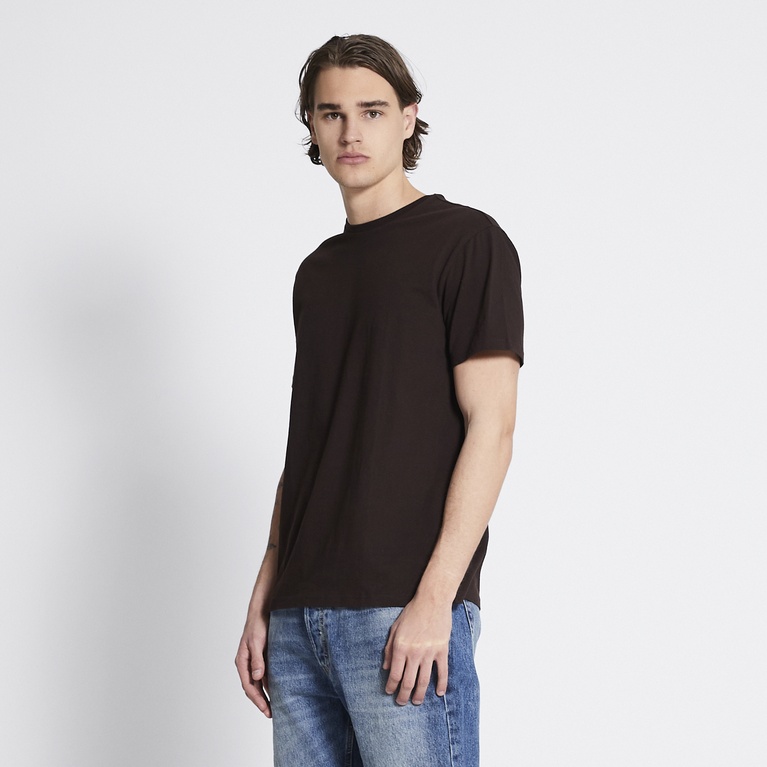Basic tee "Marlon" Dark Brown